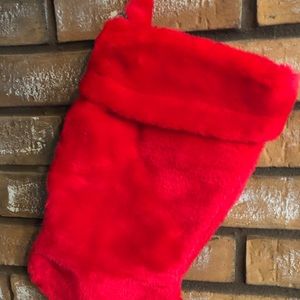 Faux Fur Christmas Stocking
